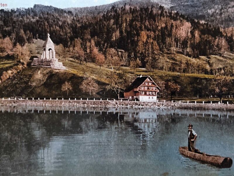 Geschichte Verschiebung Haus Buechwäldli 1953